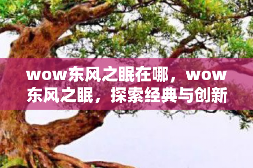 wow东风之眠在哪，wow东风之眠，探索经典与创新的完美融合