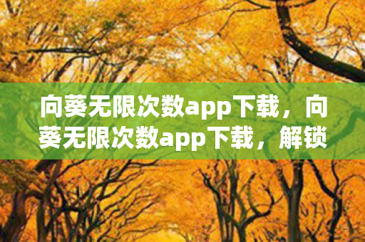 向葵无限次数app下载，向葵无限次数app下载，解锁娱乐新体验