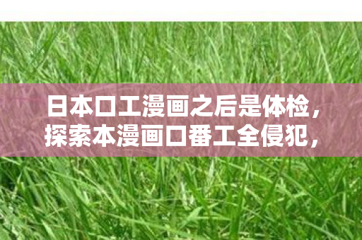 日本口工漫画之后是体检，探索本漫画口番工全侵犯，灰色产业背后的法律与道德困境