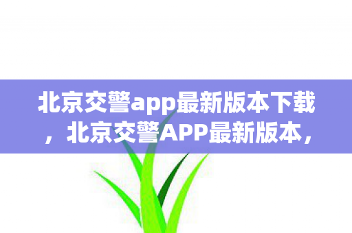 北京交警app最新版本下载，北京交警APP最新版本，便捷服务，智能出行