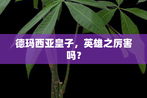 德玛西亚皇子，英雄之厉害吗？