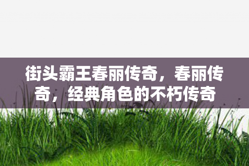 街头霸王春丽传奇，春丽传奇，经典角色的不朽传奇
