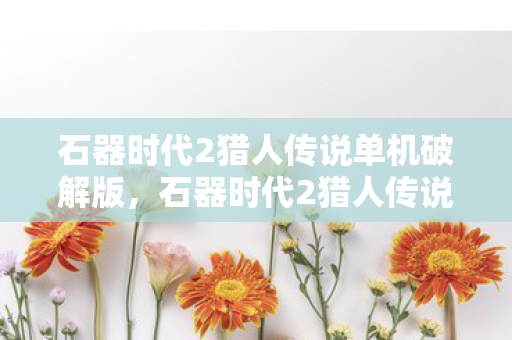 石器时代2猎人传说单机破解版，石器时代2猎人传说，探索未知世界的传奇之旅