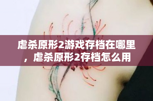 虐杀原形2游戏存档在哪里，虐杀原形2存档怎么用