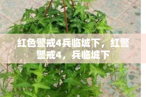 红色警戒4兵临城下，红警警戒4，兵临城下