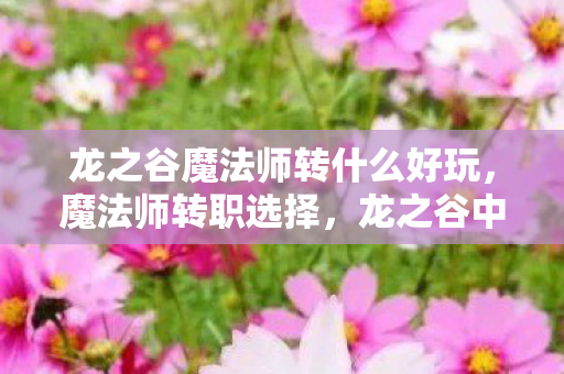 龙之谷魔法师转什么好玩，魔法师转职选择，龙之谷中的魔法之路