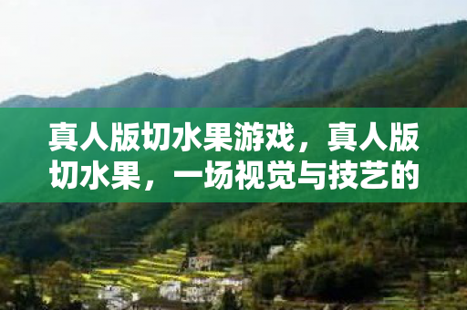 真人版切水果游戏，真人版切水果，一场视觉与技艺的盛宴