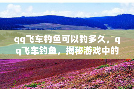 qq飞车钓鱼可以钓多久，qq飞车钓鱼，揭秘游戏中的隐藏乐趣与挑战