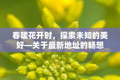 春暖花开时，探索未知的美好—关于最新地址的畅想