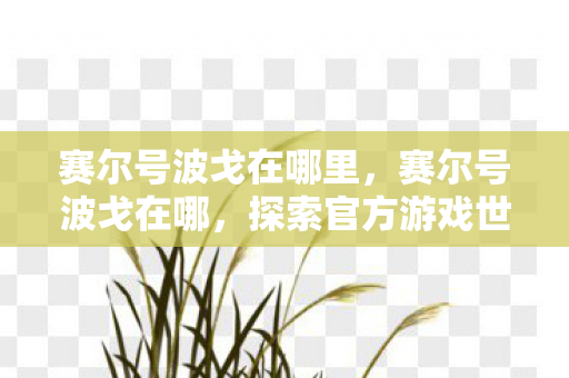 赛尔号波戈在哪里，赛尔号波戈在哪，探索官方游戏世界的神秘角落