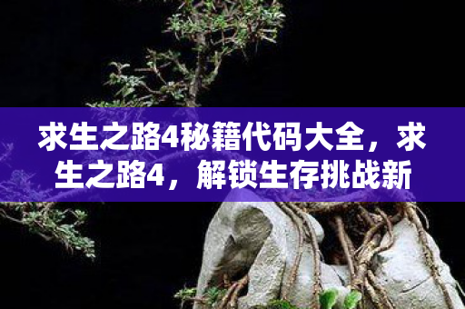 求生之路4秘籍代码大全，求生之路4，解锁生存挑战新境界的秘籍