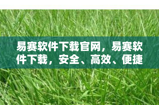 易赛软件下载官网，易赛软件下载，安全、高效、便捷的软件获取方式