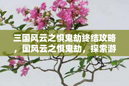 三国风云之惧鬼劫终结攻略，国风云之惧鬼劫，探索游戏世界的未知与神秘