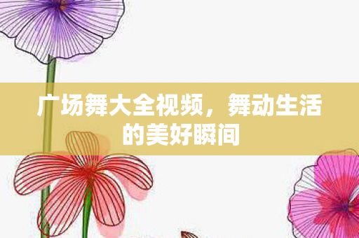 广场舞大全视频,舞动生活的美好瞬间 广场舞大全视频,舞动生活的美好瞬间