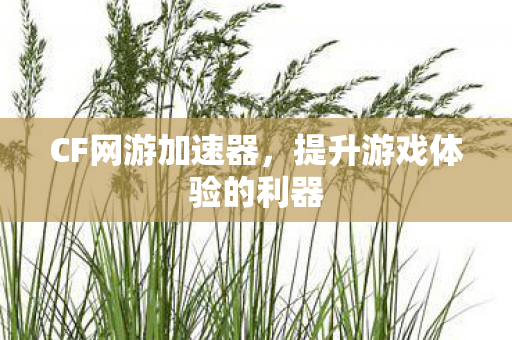 CF网游加速器，提升游戏体验的利器