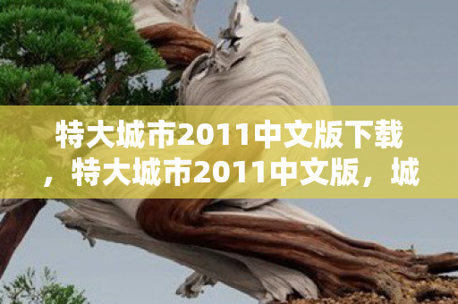 特大城市2011中文版下载，特大城市2011中文版，城市模拟与策略管理的深度体验