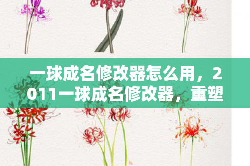 一球成名修改器怎么用，2011一球成名修改器，重塑经典，畅享足球之旅