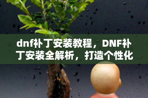 dnf补丁安装教程，DNF补丁安装全解析，打造个性化游戏体验