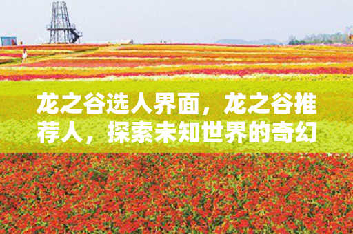 龙之谷选人界面，龙之谷推荐人，探索未知世界的奇幻之旅