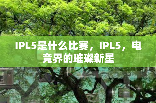 IPL5是什么比赛，IPL5，电竞界的璀璨新星