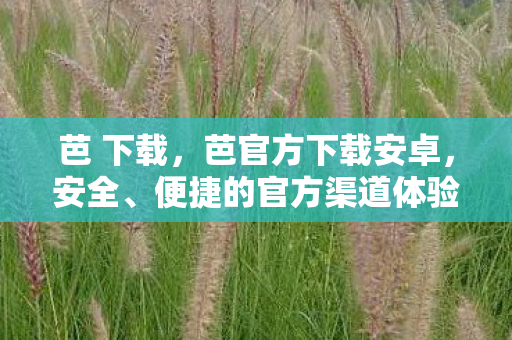 芭 下载，芭官方下载安卓，安全、便捷的官方渠道体验