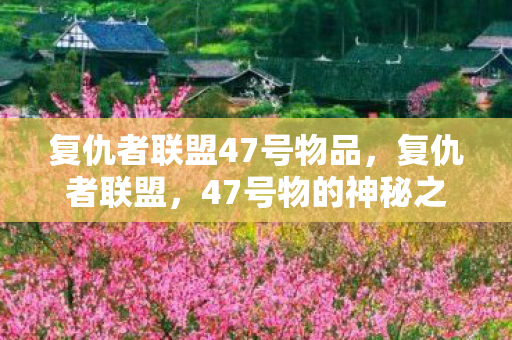 复仇者联盟47号物品，复仇者联盟，47号物的神秘之旅