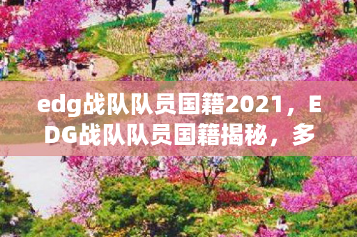 edg战队队员国籍2021，EDG战队队员国籍揭秘，多元文化的碰撞与融合