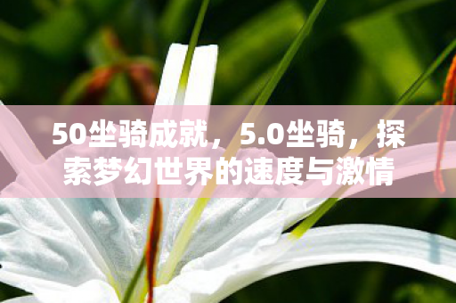 50坐骑成就，5.0坐骑，探索梦幻世界的速度与激情