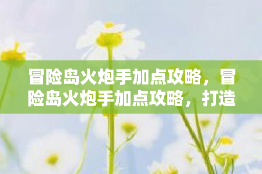 冒险岛火炮手加点攻略，冒险岛火炮手加点攻略，打造高效战斗火力