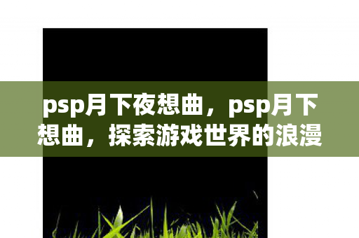 psp月下夜想曲，psp月下想曲，探索游戏世界的浪漫与幻想