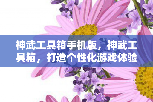 神武工具箱手机版，神武工具箱，打造个性化游戏体验的必备神器