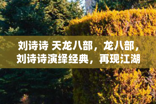 刘诗诗 天龙八部，龙八部，刘诗诗演绎经典，再现江湖情仇