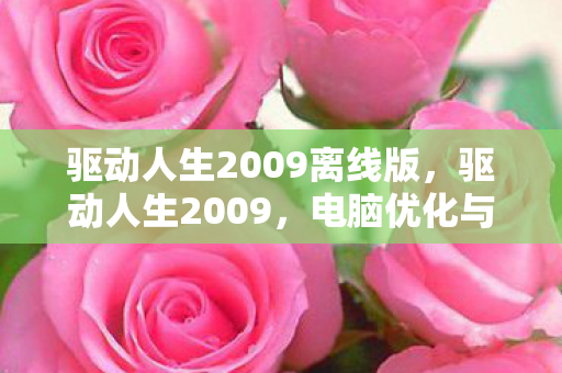 驱动人生2009离线版，驱动人生2009，电脑优化与管理的得力助手