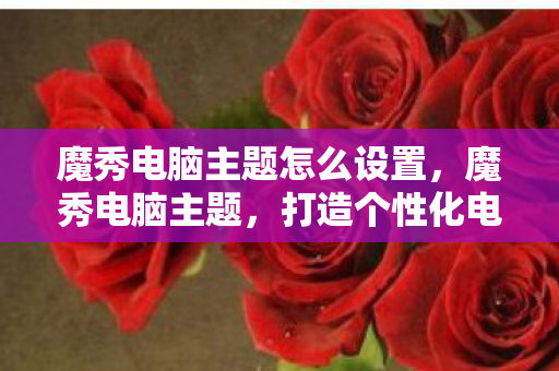 魔秀电脑主题怎么设置，魔秀电脑主题，打造个性化电脑空间的艺术之旅