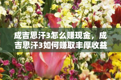 成吉思汗3怎么赚现金，成吉思汗3如何赚取丰厚收益