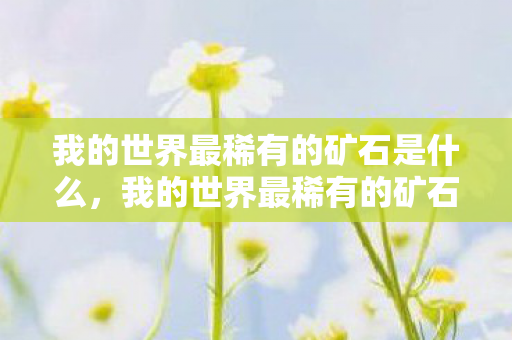 我的世界最稀有的矿石是什么，我的世界最稀有的矿石，探寻远古残骸的神秘之旅
