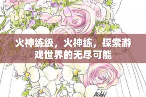 火神练级，火神练，探索游戏世界的无尽可能