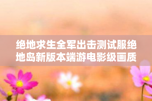 绝地求生全军出击测试服绝地岛新版本端游电影级画质!绝地求生全军出击PC，体验与策略的深度解析