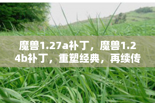魔兽1.27a补丁，魔兽1.24b补丁，重塑经典，再续传奇