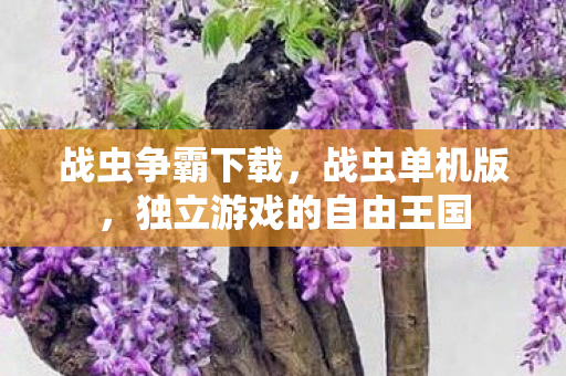 战虫争霸下载，战虫单机版，独立游戏的自由王国
