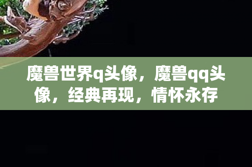 魔兽世界q头像，魔兽qq头像，经典再现，情怀永存