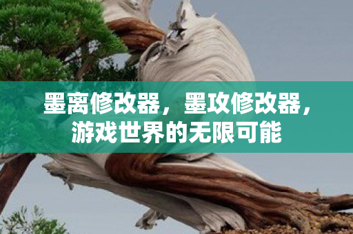 墨离修改器，墨攻修改器，游戏世界的无限可能