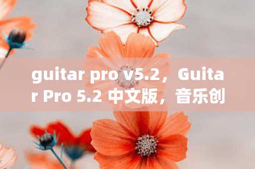 guitar pro v5.2，Guitar Pro 5.2 中文版，音乐创作的得力助手