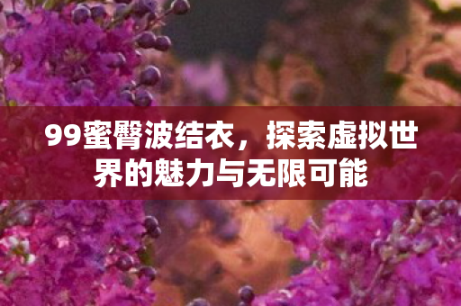 99蜜臀波结衣，探索虚拟世界的魅力与无限可能
