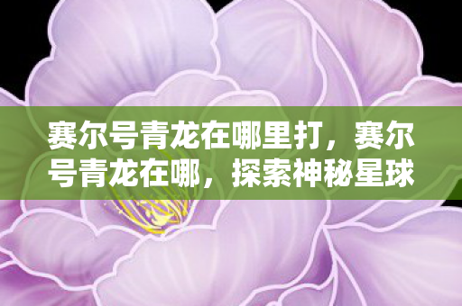 赛尔号青龙在哪里打，赛尔号青龙在哪，探索神秘星球的奇幻之旅