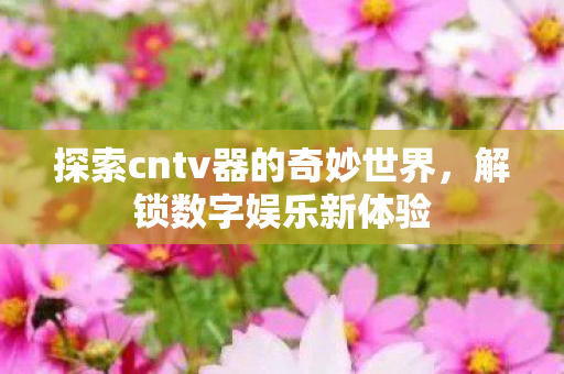 探索cntv器的奇妙世界，解锁数字娱乐新体验