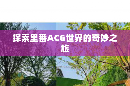 探索里番ACG世界的奇妙之旅
