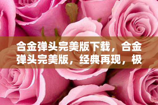 合金弹头完美版下载，合金弹头完美版，经典再现，极致体验