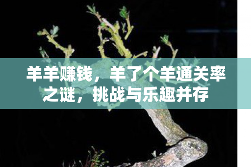 羊羊赚钱，羊了个羊通关率之谜，挑战与乐趣并存