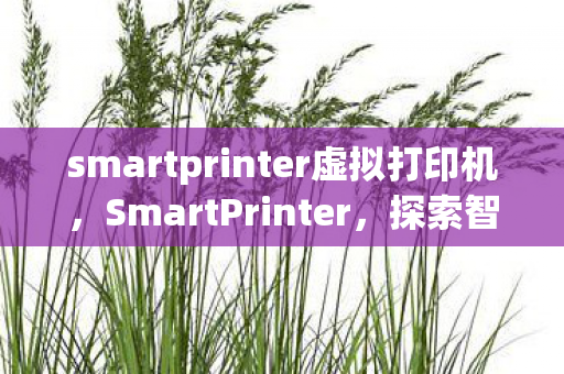 smartprinter虚拟打印机，SmartPrinter，探索智能打印的未来
